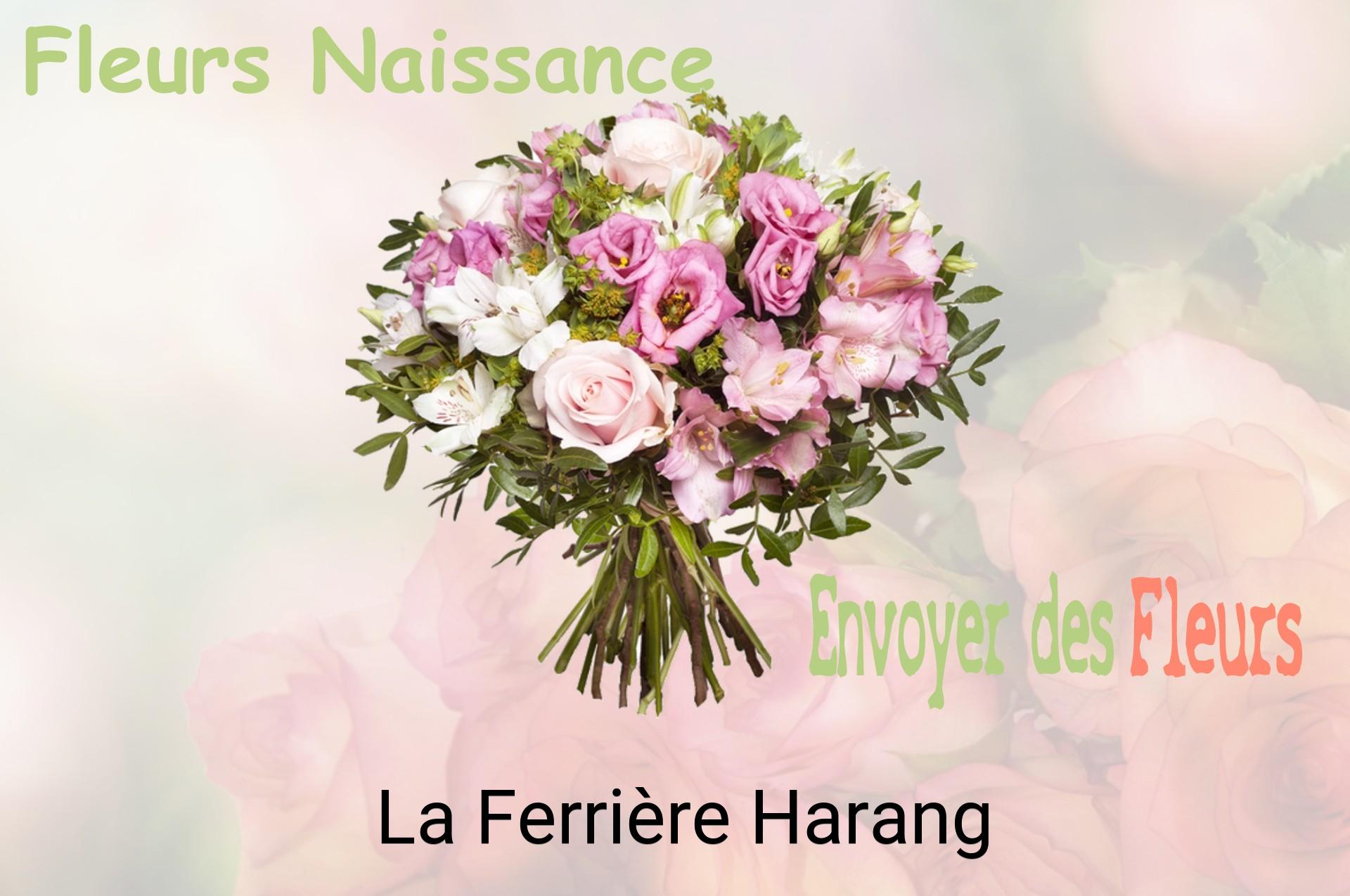 Bouquet de fleurs de naissance livré à La Ferrière-Harang